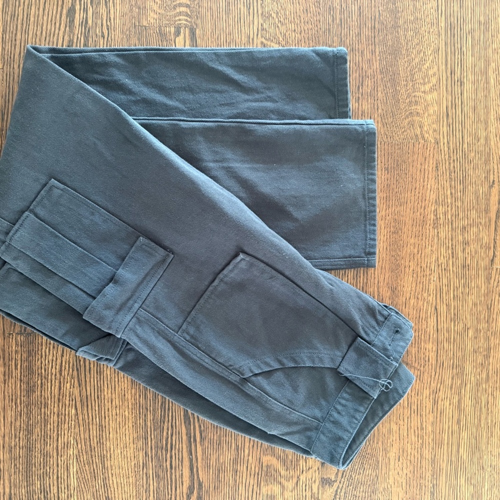 WHITE FOX WOMENS Black Cargo Pants